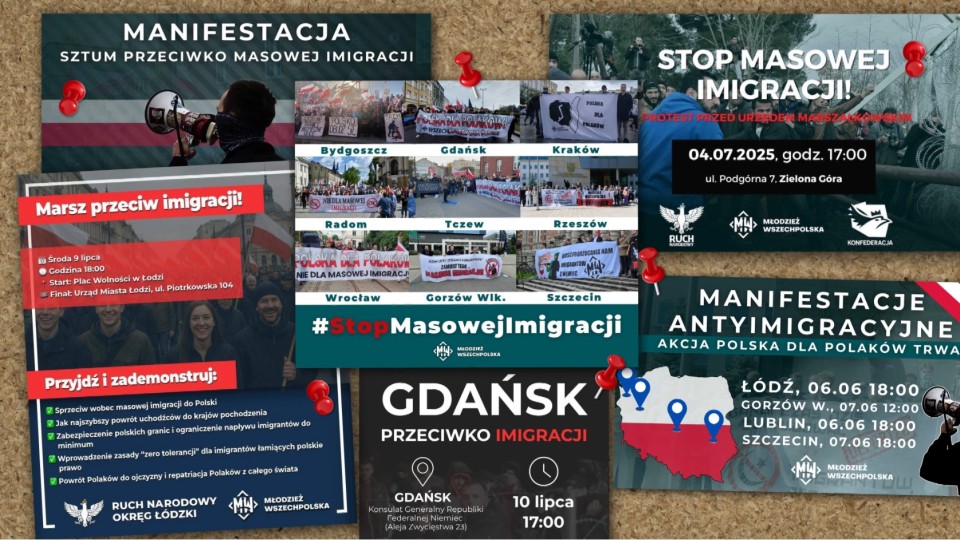 Antyimigracyjne marsze w całej Polsce. Także w Poznaniu