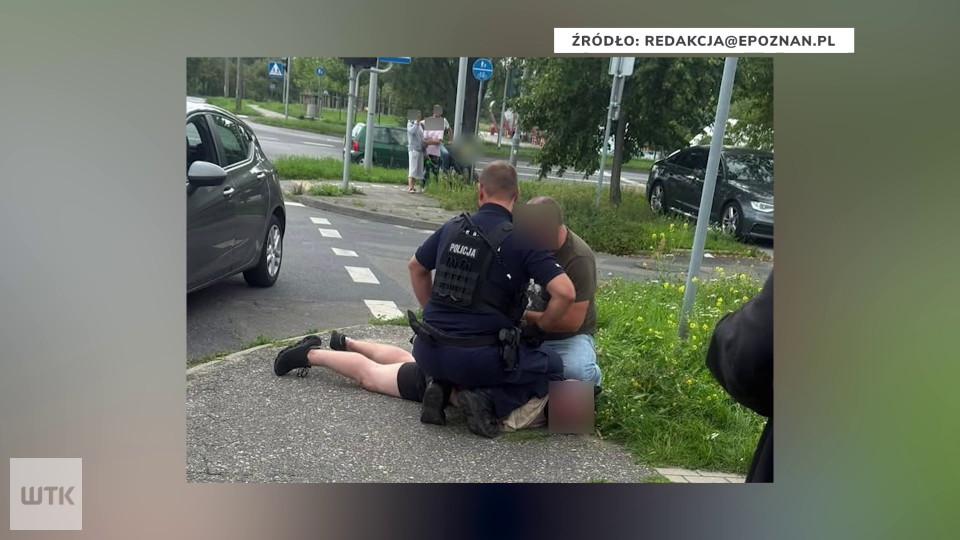 Niszczył samochody na poznańskim osiedlu i był agresywny. Został zatrzymany