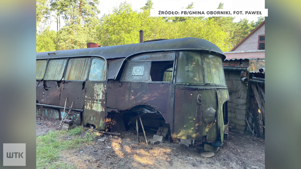 Sensacyjne odkrycie w Obornikach! To jedyny zachowany egzemplarz autobusu "Bałtyk" z Koszalina