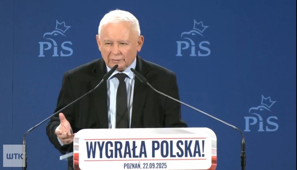 Musimy rządzić samodzielnie - mówił w Poznaniu Jarosław Kaczyński