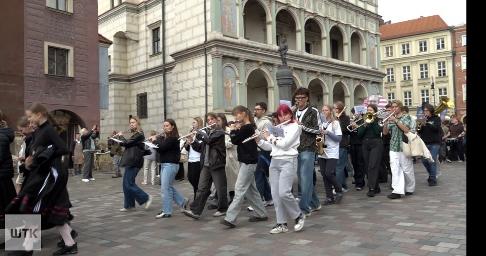 Największy taki happening w Polsce. Parada poznańskich muzyków