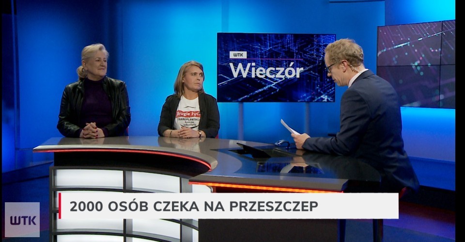 Gość Wieczoru WTK: 2000 OSÓB CZEKA NA PRZESZCZEP