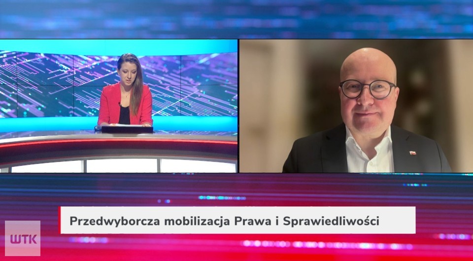 PiS zbiera podpisy dla swojego kandydata, Karola Nawrockiego