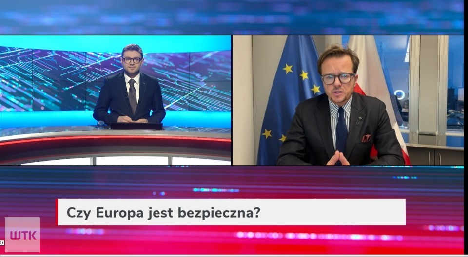 Gość Wieczoru WTK: Podsumowanie półrocza w Parlamencie Europejskim. Czy Europa jest bezpieczna?