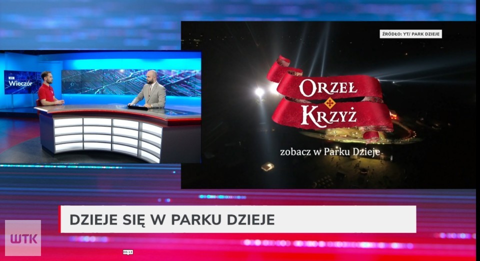 Gość Wieczoru WTK: DZIEJE SIĘ W PARKU DZIEJE. CO NOWEGO?