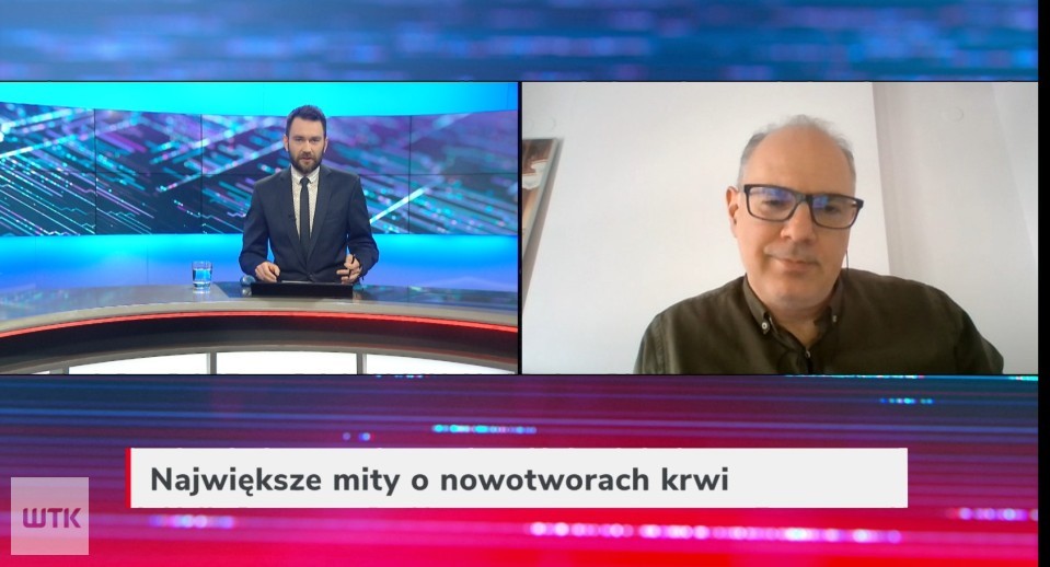 Gość Wieczoru WTK: Czy tym można się zarazić? Największe mity o nowotworach krwi